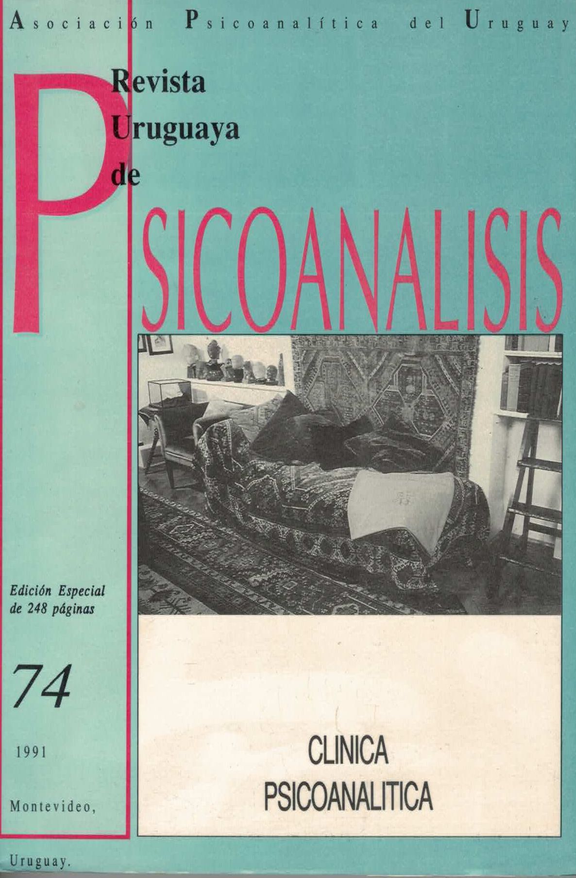 					Ver Núm. 74 (1991): Revista Uruguaya de Psicoanálisis
				